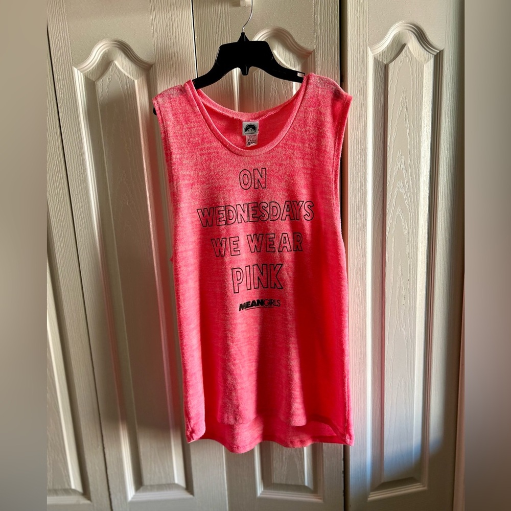 Paramount We Wear Pink On Wednesdays Oversized Tank in Women’s XXL